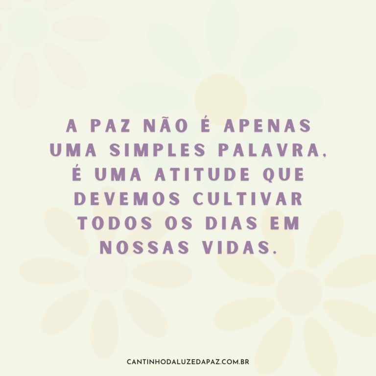 Frases e Mensagens de Paz